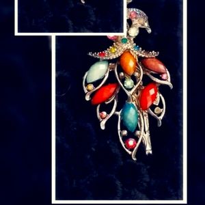 Vintage Rhinestone Decor Hair Clip